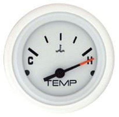 Mercury - Flagship Water Temperature Gauge - White Face - White Bezel - Fits All MCM/MIE Gasoline Engines & Mercury/Mariner Vâ€‘6 Outboards - 79-895287A21