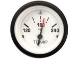 Mercury Quicksilver - Admiral Water Temperature Gauge - White Face - Black Bezel - Fits Mercury/Mariner 25-115, 225 FourStroke, 40, 45, 50/60, 70-125 HP, & Force Outboards - 79-895287Q21