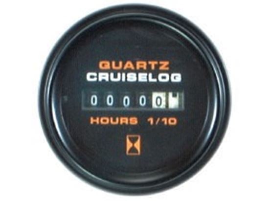 Mercury Quicksilver - International II Cruise Log Gauge - Black Face - Black Bezel - 79-895295Q41