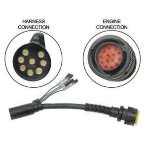 Mercury - Harness Adapter - Non DTS 8 Pin Female to 14 Pin Male - 8 Ft - Fits 2006 Non DTS Outboards from 25 HP to 250 HP 14 Pin Connectors - 84-896542T08