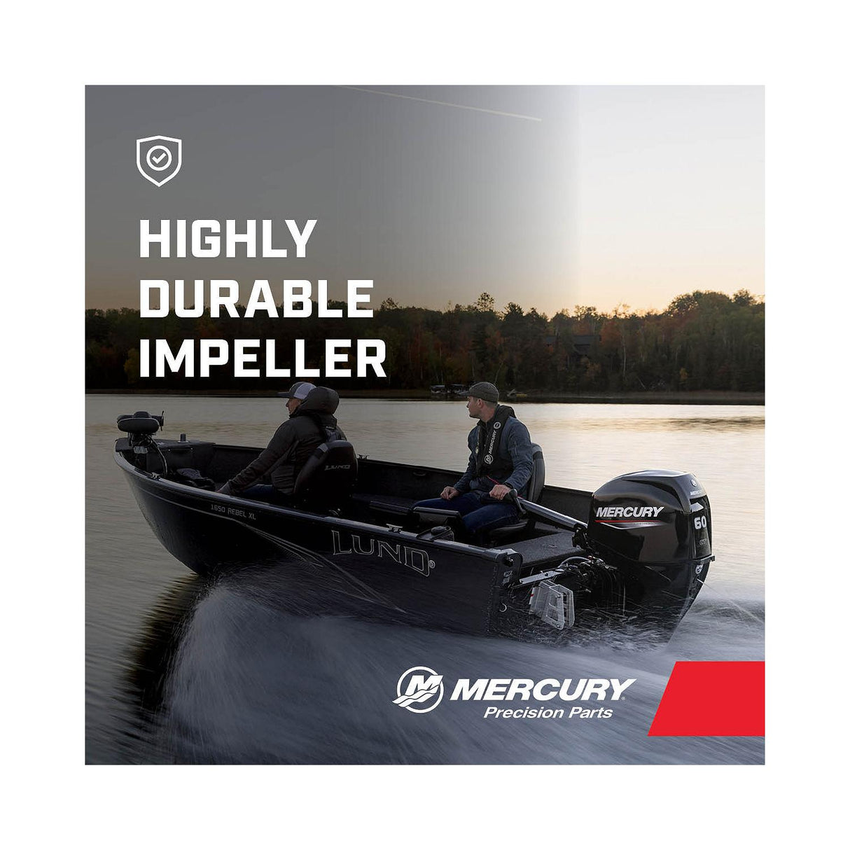 Mercury 47-89983T1 Outboard Water Impeller Repair Kit - Fits 30 JET - 35 - 40 - 45 - 50 - 60 - 70 HP