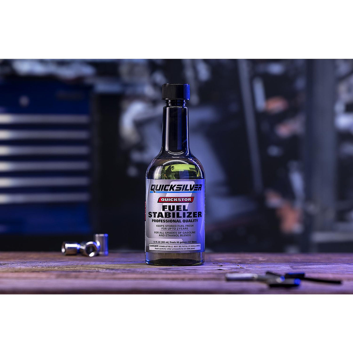 Quicksilver - Quickstor Fuel Stabilizer - 12 oz. - 92-8M0047922