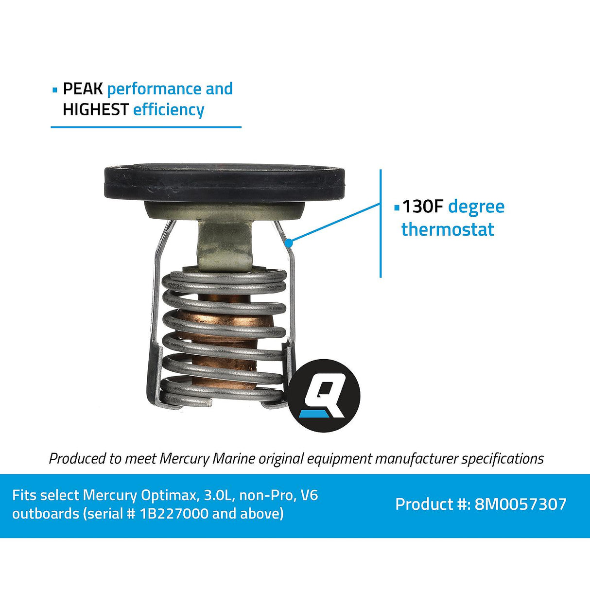THERMOSTAT 130 - 8M0057307