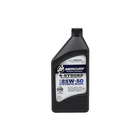 Mercury Verado Racing Oil - 25W-50 Synthetic Blend - Quart - 92-8M0078013