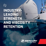 Mercury Synthetic Blend 4 Stroke 25W 40 Marine Oil - Quart - 92-8M0078629