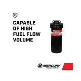 Mercury - Water Separating Fuel Filter Kit - Fits 2-cycle / 4-stroke Outboards, Gasoline / Diesel Stern Drive & Inboard Engines  - 35-8M0082291