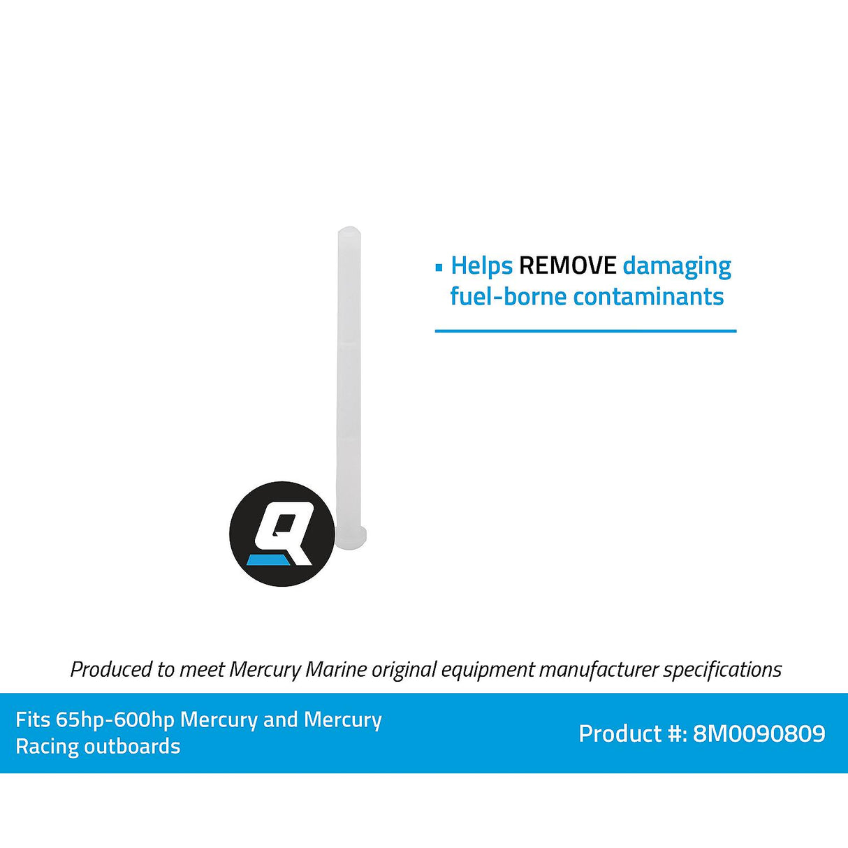 Mercury/Quicksilver 35-8M0090809 Outboard Fuel Filter Screen 75-115HP-115 HP ProXs 2.1L EFI Four Stroke-150HP EFI Four Stroke-200-400HP L6 Verado