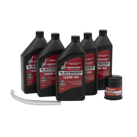 OIL CHANG KT - MERCURY MARINE 75 90 & 115 HP EFI FOUR STROKE OUTBOARD FC-W 10w-30 OIL CHANGE KIT - 8M0107510