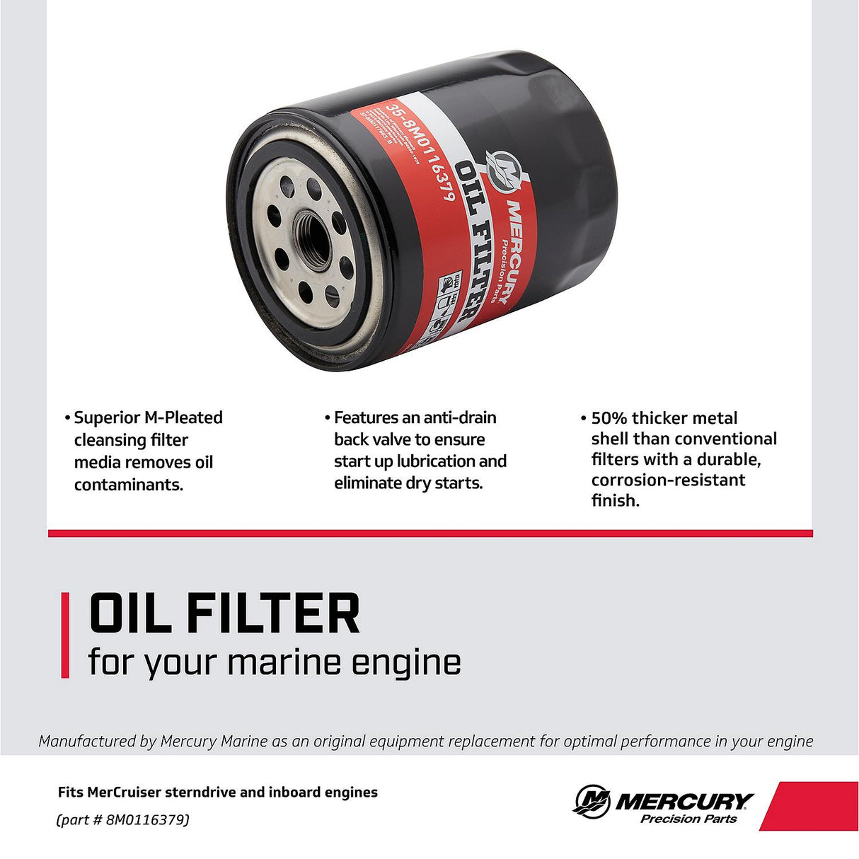 FILTER-OIL - 35-8M0116379