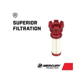 Mercury Outboard Fuel Castle Filter - Fits L4 Verado - 200‑300 HP L6 Verado - MCM 4.5L and 6.2L - 35-8M0122424