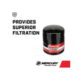 Mercury 175 to 300 HP V6 & V8 Outboard Oil Filter - 35-8M0123025