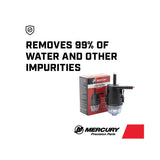 Mercury Water Separating Fuel Filter - 175 through 300 HP V6 & V8 Four Stroke - 200 through 400 HP Verado - 35-8M0126144