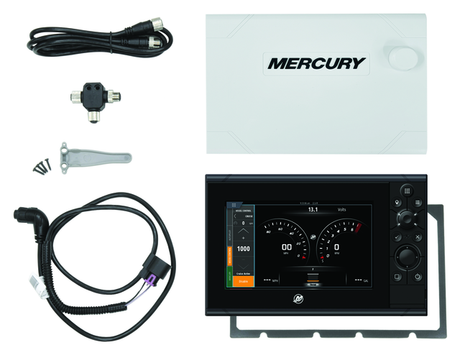 Mercury – VesselView 903 9-Inch | SmartCraft Rigging | 1-4 Engines | Black Finish | 8M0129544