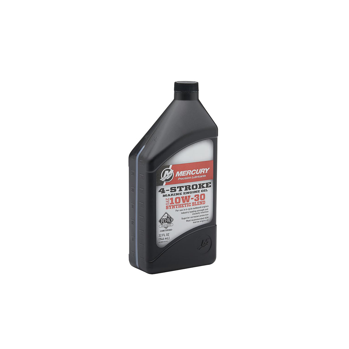 Mercury Synthetic Blend 4 Stroke 10W 30 Marine Engine Oil - Quart - 92-8M0142141
