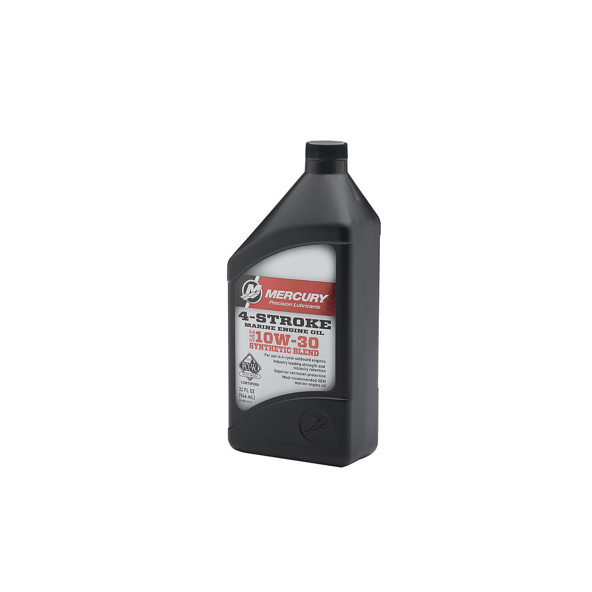 Mercury Synthetic Blend 4 Stroke 10W 30 Marine Engine Oil - Quart - 92-8M0142141