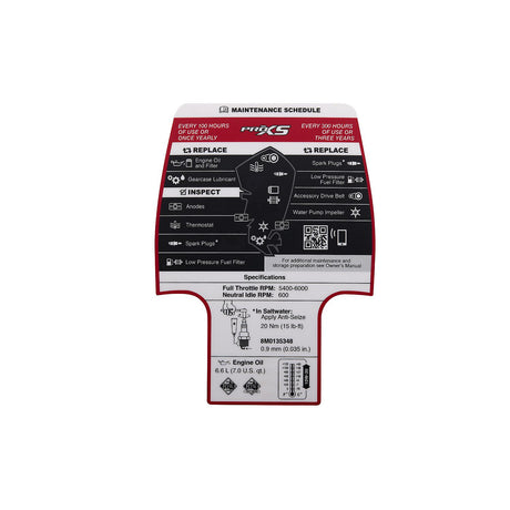 Mercury - Decal maintenance - 37-8M0142540