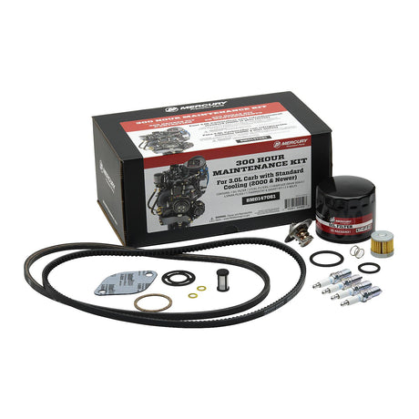 Mercury 3.0L Carb RWC Mercruiser 300 Hour Service Kit - 8M0147061 - 2000-Current