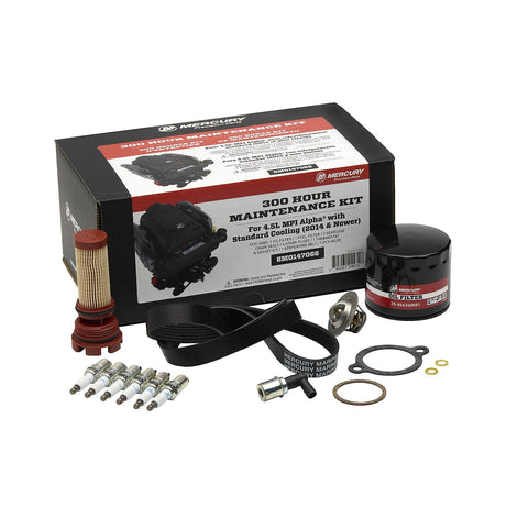 Mercury 4.5L MPI Alpha RWC Mercruiser 300 Hour Service Kit - 8M0147066 - 2014-Current