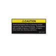 Mercury - Decal caution - 37-8M0161427