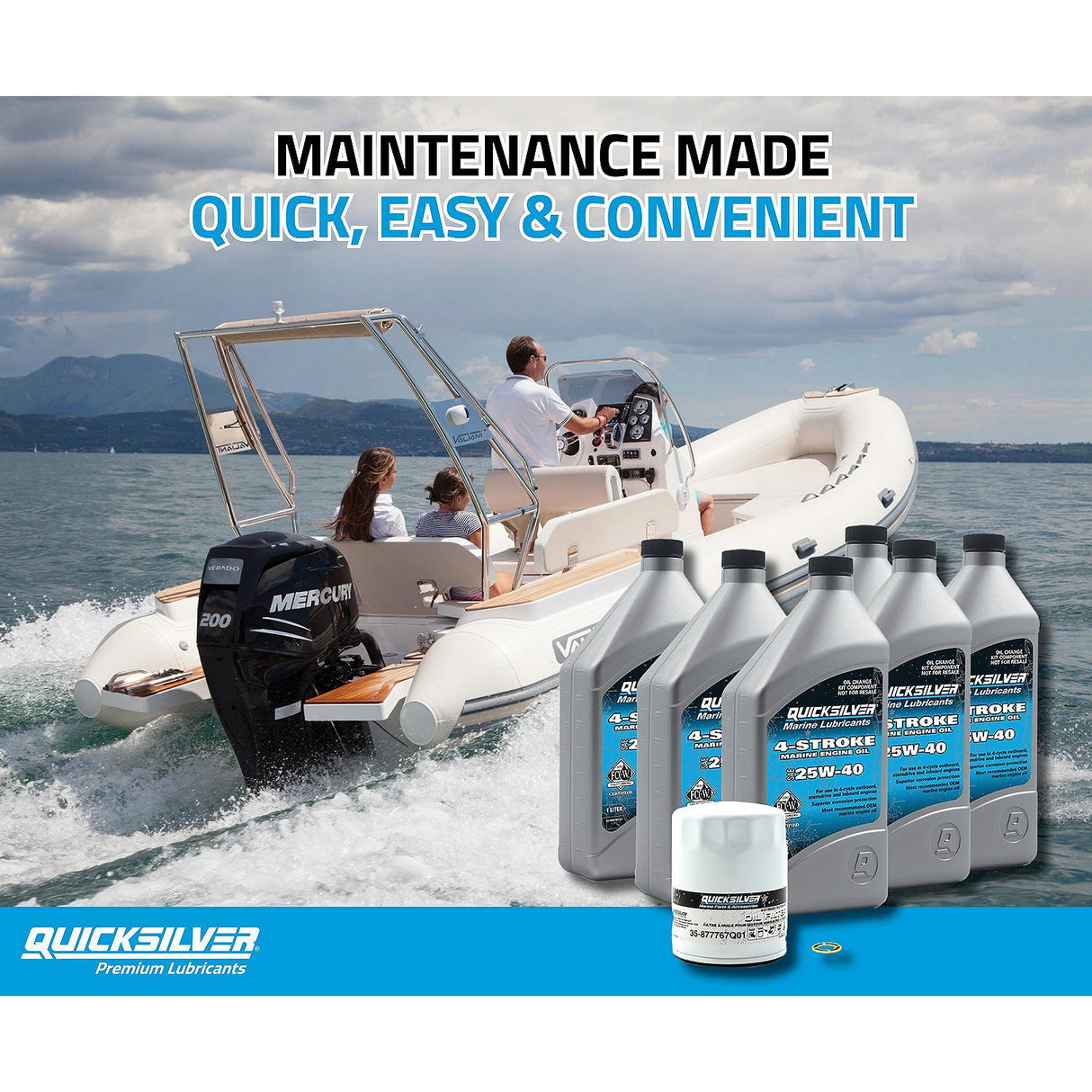 Mercury - W OIL CHG KIT L4 VERADO      2 - 8M0169542