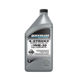 Quicksilver 10W-30 Full Synthetic Marine Engine Oil - Quart - 92-8M0175780