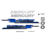 Mercury – Decal Set | 7.6L V12 SeaPro Series | Factory-Matched Adhesive Graphics | 8M0178224