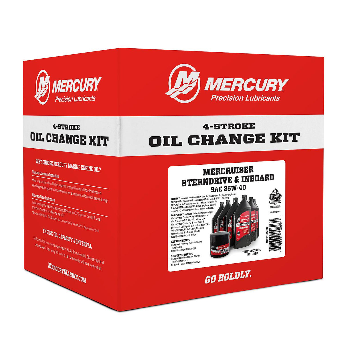 Mercury - Oil chg kit-mc - 8M0182228