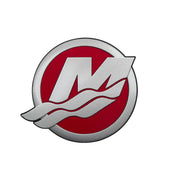 Mercury – Red M-Icon Decal for V6 &amp; V8 Pro XS Outboards | High-Performance Cowling Graphic | Factory-Matched Marine Adhesive | 8M0214840