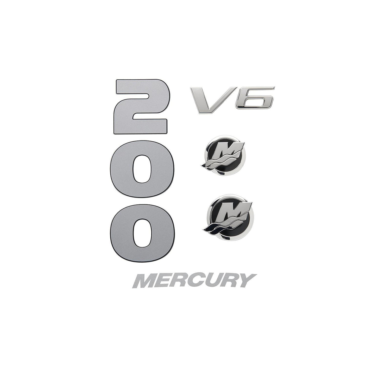 Mercury - Decal set-200 hp - 37-8M0214845