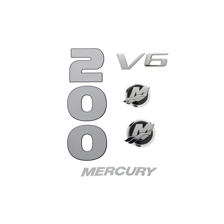 Mercury - Decal set-200 hp - 37-8M0214845