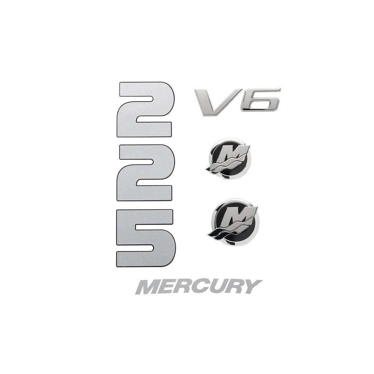 Mercury - Decal set-225 hp - 37-8M0214846