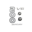 Mercury - Decal set-rear200 - 37-8M0214848