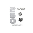 Mercury - Decal set-250 hp - 37-8M0214852