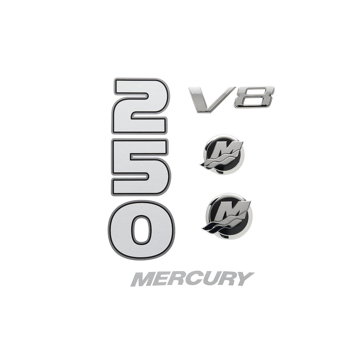 Mercury - Decal set-250hp - 37-8M0214856