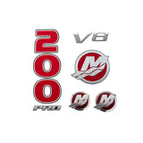 Mercury - Decal set-200 hp - 37-8M0214859