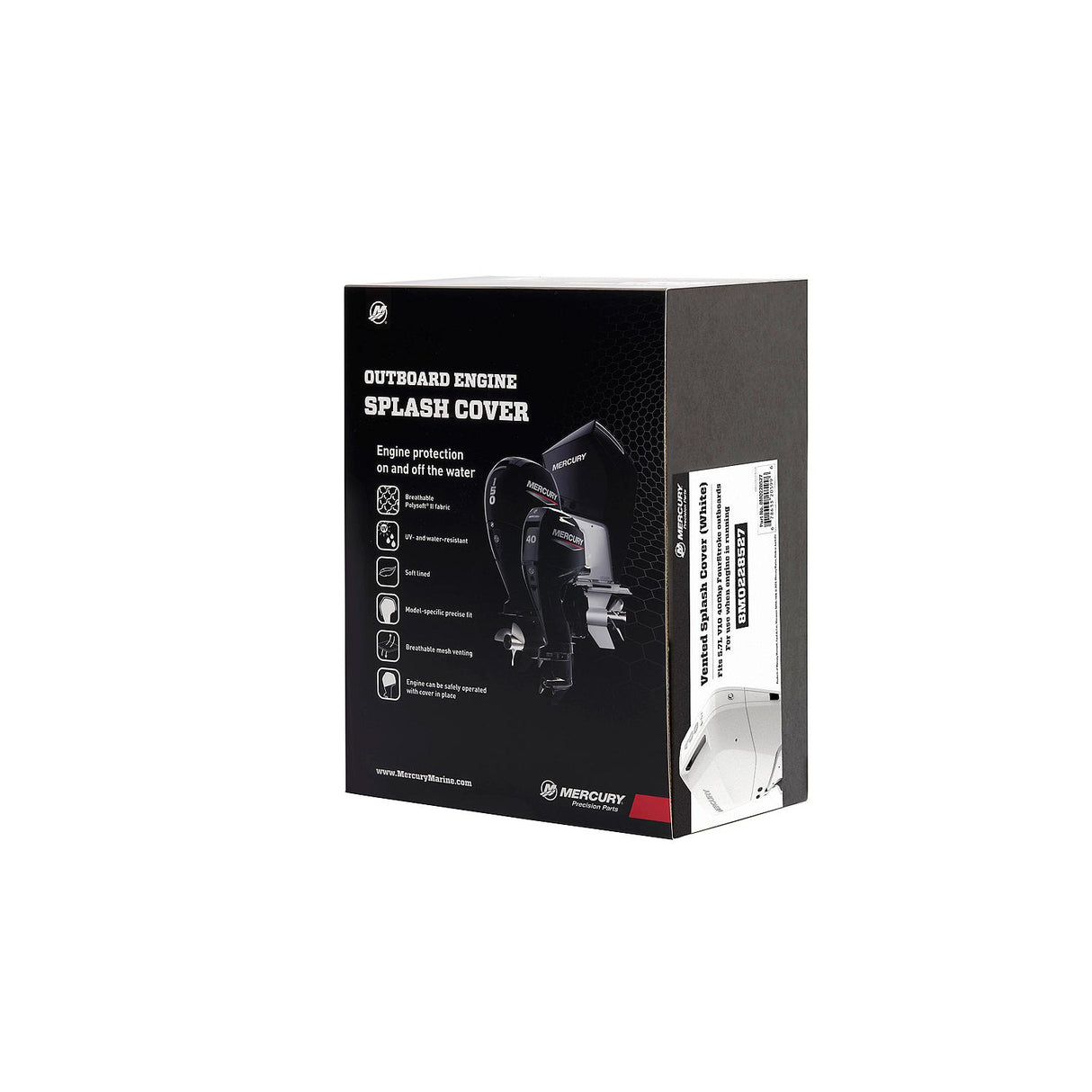 Mercury -  400hp 5.7L V10 (White) - Vented Splash Cover - 8M0228527