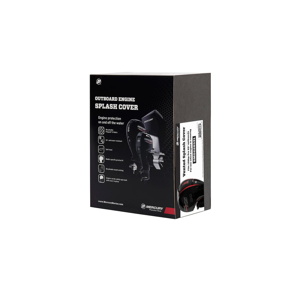 Mercury -  150hp ProXS - Vented Splash Cover - 8M0228531