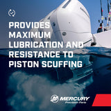 Mercury Optimax DFI 2 Stroke / Cycle Outboard Oil - Gallon - 92-858037K01