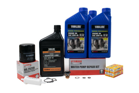 Yamaha F30 300 Hour Service Maintenance Kit - Yamalube 20W-40 - 2001-2005