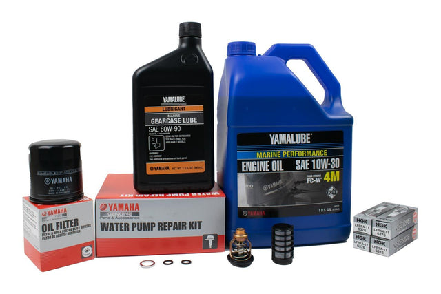 Yamaha F90 300 Hour Service Maintenance Kit - Yamalube 10W-30 - 2003-2004