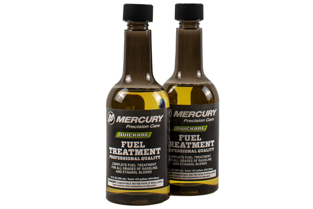 Mercury Quickare Fuel Treatment Additive 12 oz. - 92-8M0047930 - 2-Pack