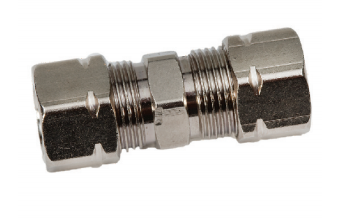 Mercury - Fitting Bulkhead - .375 x 3 Inch - Fits Hydraulic Compression Steering Systems - 22-8M0055326