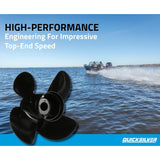 Mercury - Nemesis Quicksilver Propeller - 4-Blade - 90 - 300 HP - 14 Dia. - 19 Pitch - 48-8M0055535