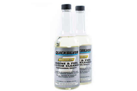 Quicksilver Quickleen Engine and Fuel System Cleaner 32OZ - 92-8M0058681 - 2-Pack