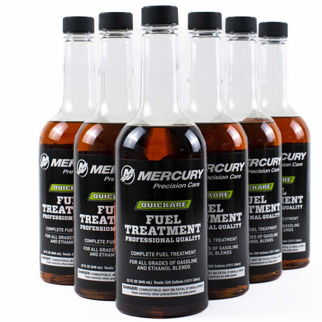 Mercury Quickare Fuel Treatment Additive - 32 oz. - 92-8M0058690 - 6-Pack