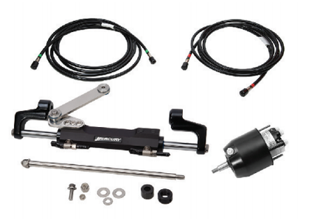 Mercury Quicksilver - Hydraulic Steering Kit - 1.5 Cu Inch - 14 Ft - Fits Hydraulic Steering - 75 HP Engines & Above - 8M0073922