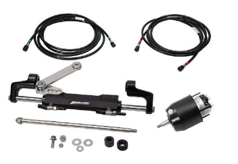 Mercury Quicksilver - Hydraulic Steering Kit - 1.5 Cu Inch - 18 Ft - Fits Hydraulic Steering - 75 HP Engines & Above - 8M0073924