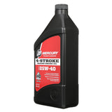 Mercury FC W 25W 40 Marine Engine Oil - Quart - 92-8M0078627