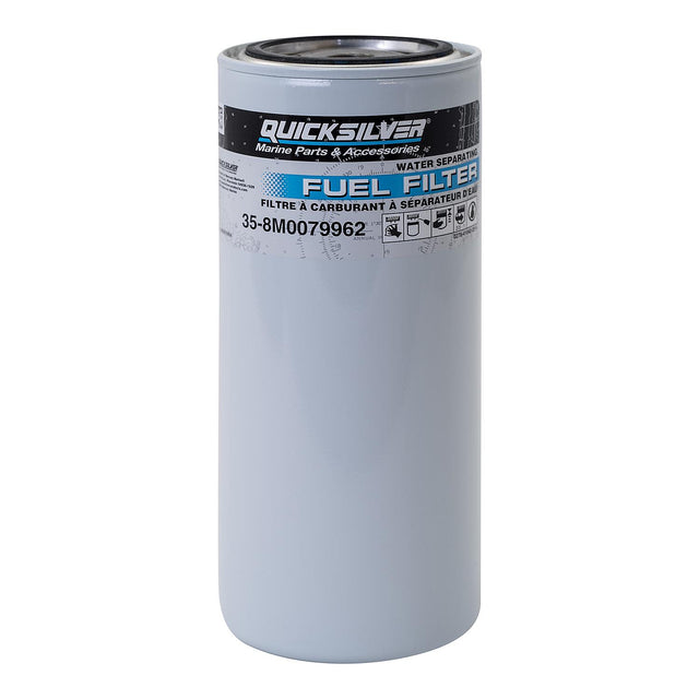Mercury Quicksilver - Water Separating Fuel Filter for Remote Mounted Applications Without Clearance Issues - 35-8M0079962
