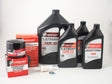 Mercury 75-115HP Four Stroke (1.7L) Complete 100 Hour Service Maintenance Kit 8M0097856 10W-30 Synthetic Blend - S/N 1B366823 - 2B094995